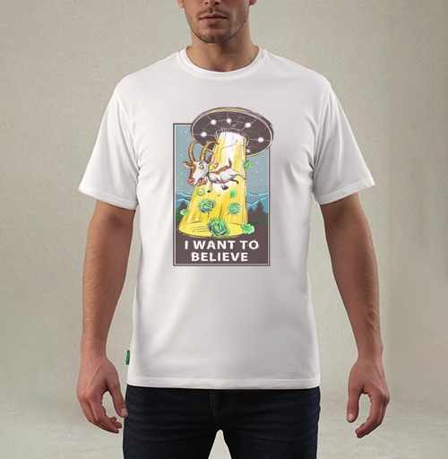 Фотография футболки I want to believe