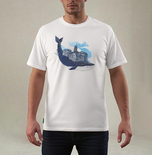 Фотография футболки Whale city