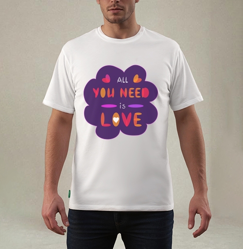 Фотография футболки ALL YOU NNEED ... / Всё, что вам нужно