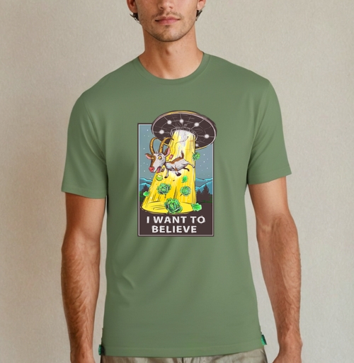 Фотография футболки I want to believe