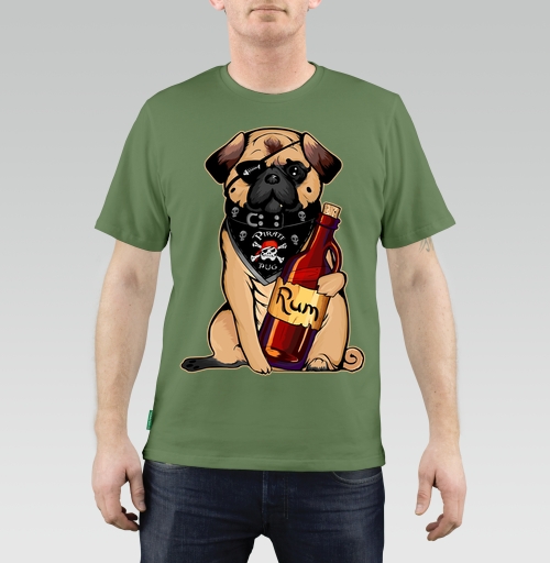 Фотография футболки Pirate pug