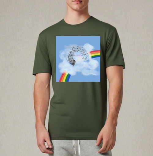 Фотография футболки Радуга цвета
