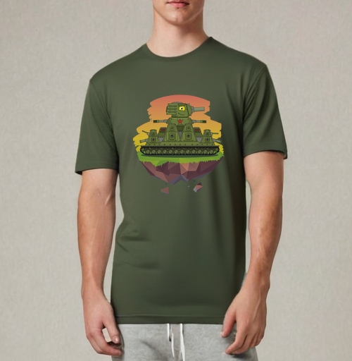 Фотография футболки Multi-Turret Soviet Tank / Грозная машина Пали из всех башен!