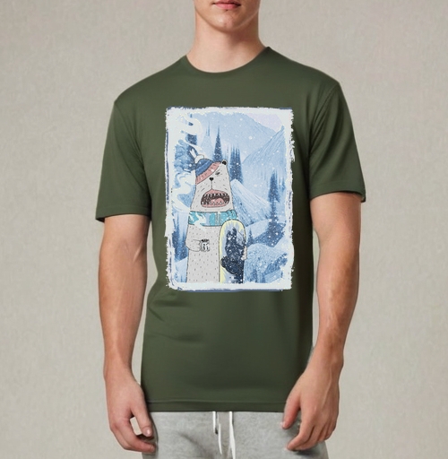 Фотография футболки Зимние Игры и Сумашедшие Медведи Номер Двенадцать