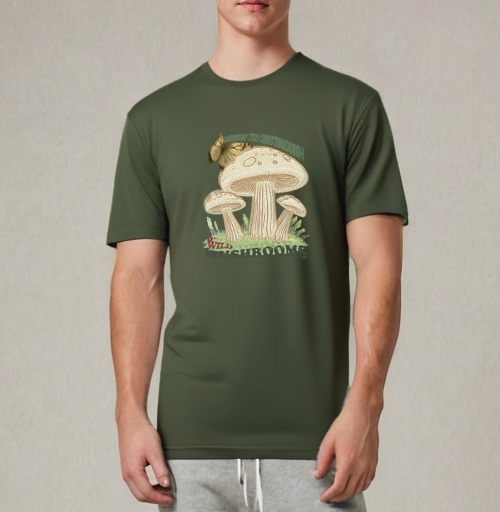 Фотография футболки Учись отличать дикие грибы Learn To Distinguish Wild Mushrooms