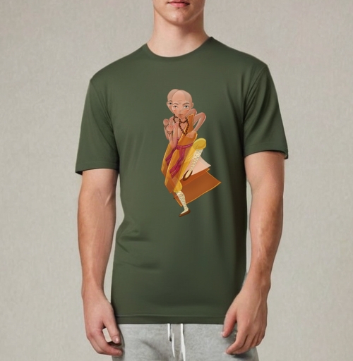 Фотография футболки Маленький отважный мастер Shaolin Monk / Шаолиньский монах кунг-фу