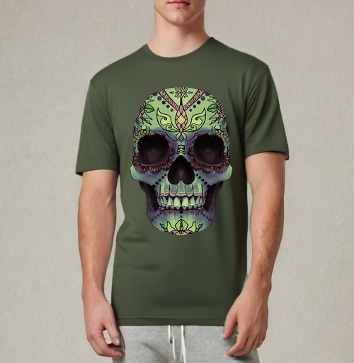 Фотография футболки Sugar Skull / Сахарный череп