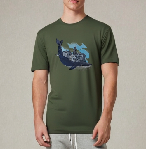 Фотография футболки Whale city