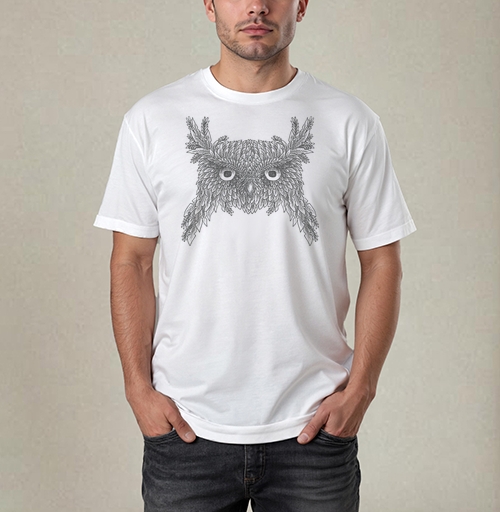 Фотография футболки OLD OWL / СТАРАЯ СОВА