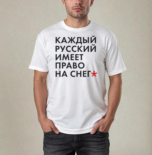 Фотография футболки Снежность
