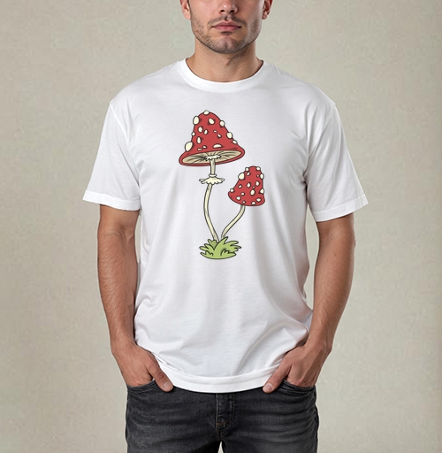 Фотография футболки Mushrooms Грибочки