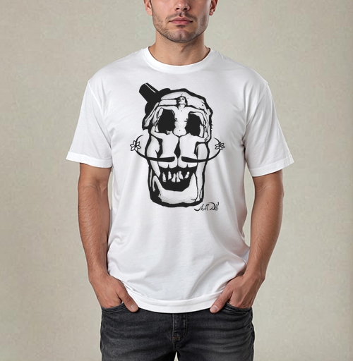 Фотография футболки Dali Skull