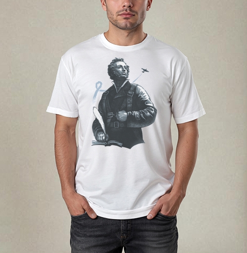 Фотография футболки АС Пушкин