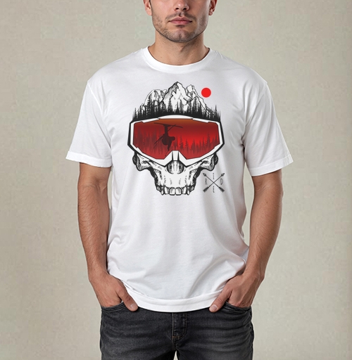 Фотография футболки Фрирайд и Лыжи Номер Два