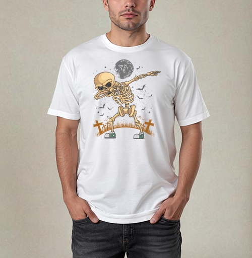 Фотография футболки Скелетон - Принтериум