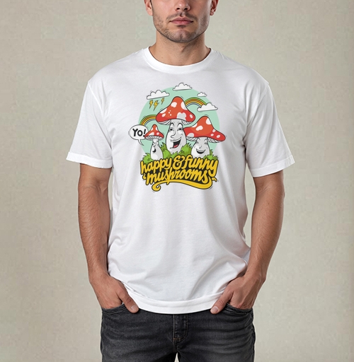 Фотография футболки Funny Mushrooms
