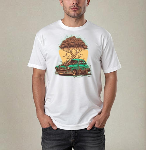 Фотография футболки Старая машина