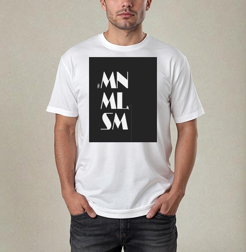 Фотография футболки Minimalism рыбалка человек удочка с удочкой