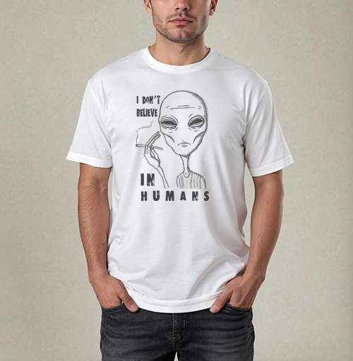 Фотография футболки Зеленый пришелец