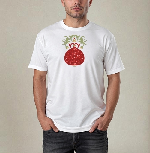 Фотография футболки Royal Pomegranate Fruit Ornament / Королевский гранат декоративный элемент узора