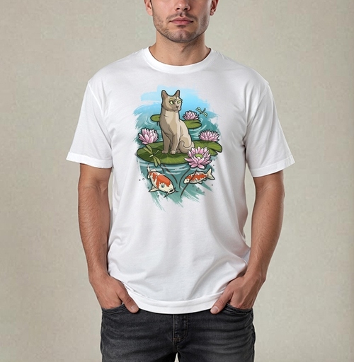 Фотография футболки SummerCat / Летний кот