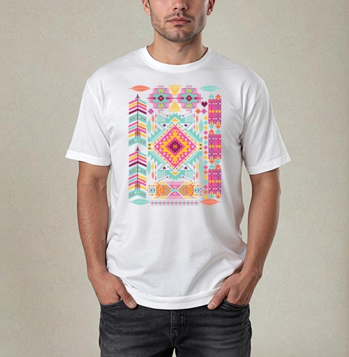 Фотография футболки Trendy tribal ornament