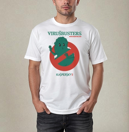 Фотография футболки virusbusters / Охотники за вирусами
