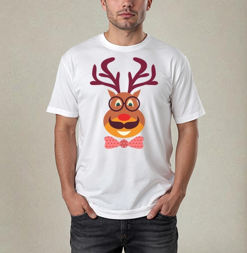 Фотография футболки Hipster Deer / Олень-хипстер