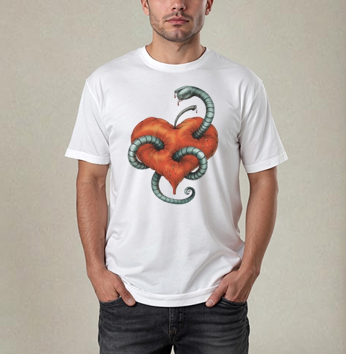 Фотография футболки Искушение и боль в сердце