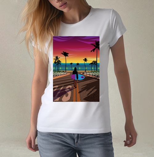Фотография футболки Мечты о Калифорнии