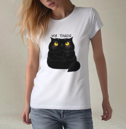 Фотография футболки Ну такой кот