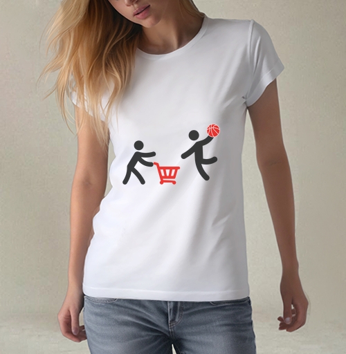 Фотография футболки Basket / Корзина для баскетбола