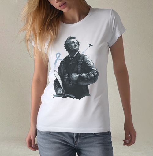 Фотография футболки АС Пушкин