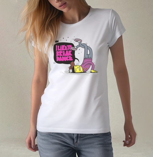 Фотография футболки Хедспин I like to break dance я люблю брейк данс смешной уличный танцор