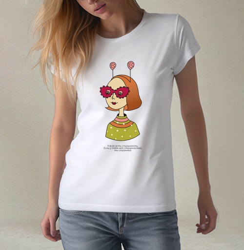 Фотография футболки Принт У всех есть странности