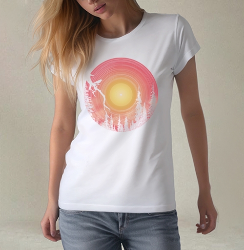 Фотография футболки Лесная Тишина - Винил Номер Четыре