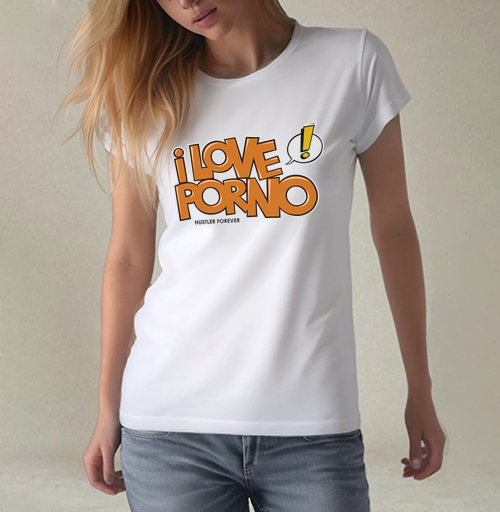Фотография футболки I love porno