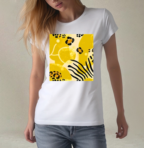 Фотография футболки Abstract Animal Safari - Абстрактное сафари животных дикая природа африки