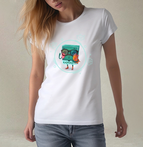 Фотография футболки Kaspersky Lab Hipster / Лаборатория Касперского Хипстер