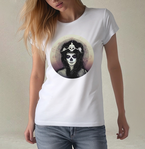Фотография футболки Santa Muerte