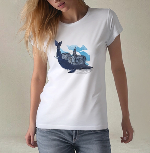 Фотография футболки Whale city