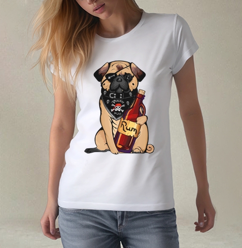 Фотография футболки Pirate pug