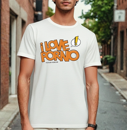 Фотография футболки I love porno