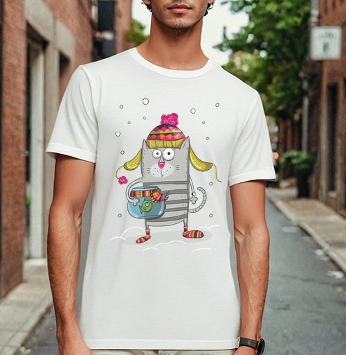 Фотография футболки MEOW