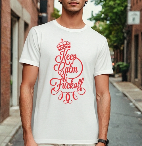 Фотография футболки Keep Calm & Fuck off
