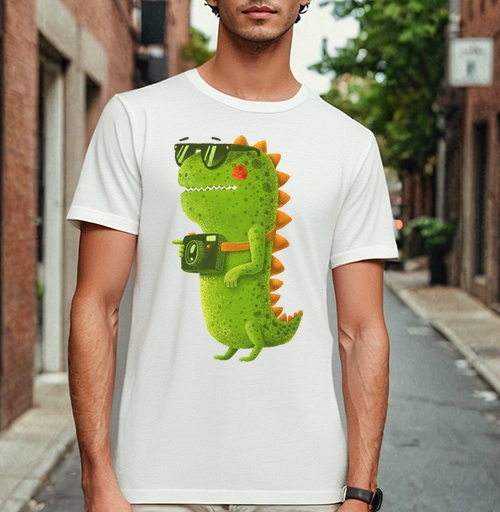 Фотография футболки Dino touristo hipsto