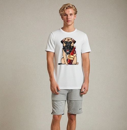 Фотография футболки Pirate pug