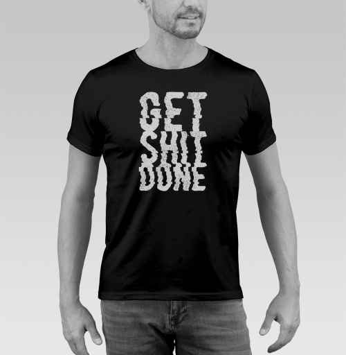 Фотография футболки Футболка GET SHIT DONE в стиле гранж