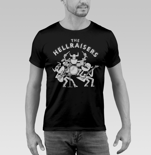 Фотография футболки The Hellraisers / Нарушители спокойствия играют монстры рок музыканты