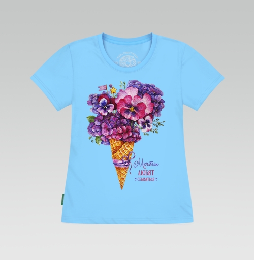 Фотография футболки Цветочный рожок